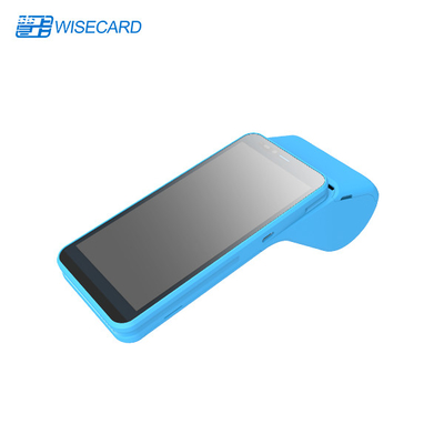 หน้าจอสัมผัส 5000mAh แบตเตอรี่ Android POS Terminal Mobile Solution