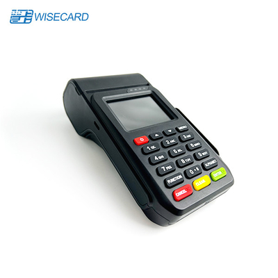 การชําระเงินผ่านมือถือ Wifi Linux Pos Terminal Ic Card Reader กล้องพิกเซล 0.3m