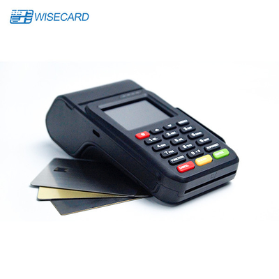 การ์ดโลหะ อุปกรณ์ปลายทาง POS มือถือ พร้อมเครื่องพิมพ์ใบเสร็จ NFC Reader Barcode Scanner
