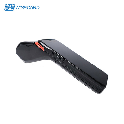 แทร์มินอลโปส Android Quad Core แบตเตอรี่ 5000mAh สร้างในเครื่องพิมพ์ความร้อน