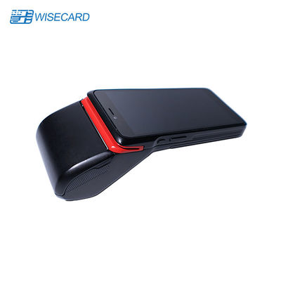 5000mAh Quad Core Android 12.0 POS Terminal พร้อมลายนิ้วมือและเครื่องพิมพ์ความร้อน