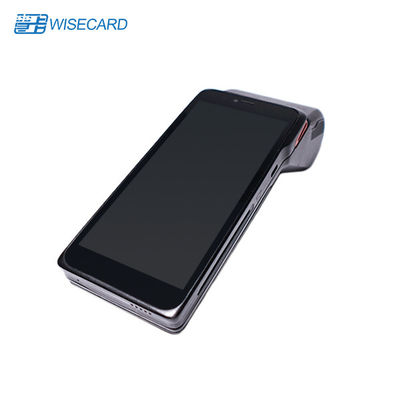 5MP NFC Android Smart POS Terminal T80 สีดํา พร้อมแบตเตอรี่ 5000mAh สําหรับผู้ขายปลีก