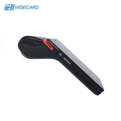 เทอร์มินอล POS Android ที่เข้ากับ EMV พร้อมเครื่องพิมพ์ความร้อน 58*40mm และกล้อง 5MP