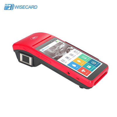 4G Wifi Smart Biometric POS พร้อมหน้าจอสัมผัสเครื่องอ่านลายนิ้วมือ