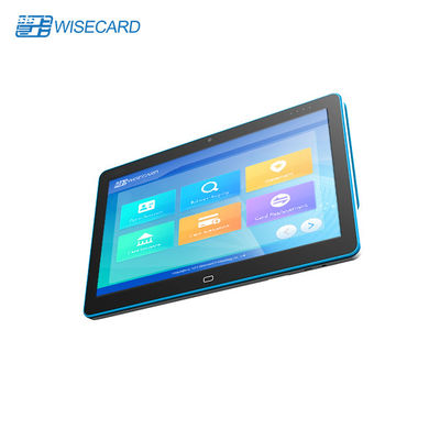 แท็บเล็ตเครื่องบันทึกเงินสดมือถือกล้องคู่ All In One POS Computer