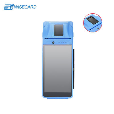 เทอร์มินัล POS ลายนิ้วมือแบบไม่สัมผัสพร้อมระบบปฏิบัติการชำระเงินความปลอดภัย Android 7.0