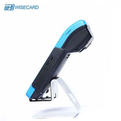 แบบพกพา All In One ร้านอาหารสั่งอาหารเทอร์มินัลมือถือ Smart Pos พร้อมหน้าจอสัมผัส 5.5 นิ้วและเครื่องพิมพ์