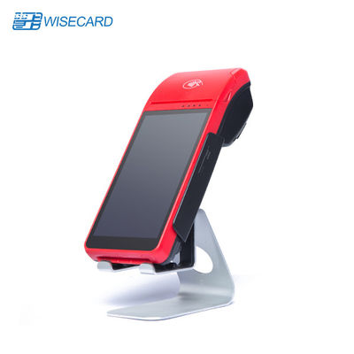 ระบบ POS มือถือ 4G WCT-S8 Handheld Smart Android 7.0 Pos Terminal พร้อมเครื่องสแกนบาร์โค้ดในตัว