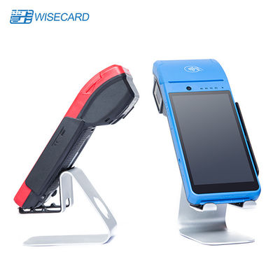 2480MHz Wisecard Handheld Point Of Sale Terminal 2GB LPDDR3 พร้อมเครื่องพิมพ์