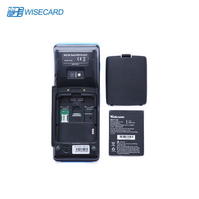 ร้านอาหาร Android 7.0 4g Nfc Handheld Pos System 5800mAh