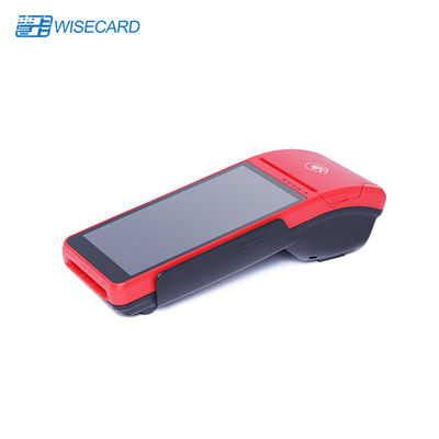 5800mAh PCI Mobile Pos เครื่องสแกนรหัส QR หน้าจอสัมผัส Android WCDMA
