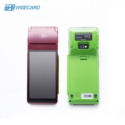 TDCDMA Scarlett Green Smart Pos Terminal PCI พร้อมหน้าจอสัมผัส