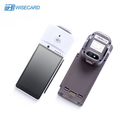 PBOC 5.5in การชำระเงิน Mobile POS Terminal Android 7.0 5800mAh
