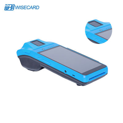 เครื่อง POS ไร้สาย Android แบบใช้มือถือพร้อมเครื่องพิมพ์เครื่องสแกนบาร์โค้ด NFC
