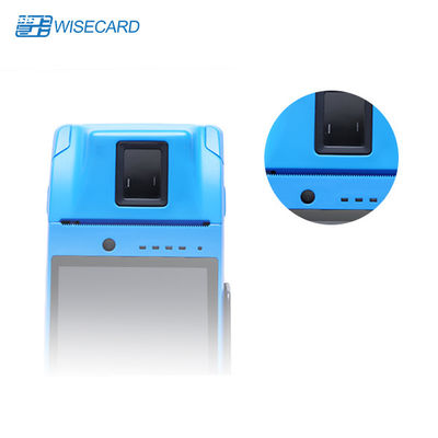 Wisecard MTK MT8735 POS เทอร์มินัลการชำระเงิน LTE TDD พร้อมเครื่องสแกนบาร์โค้ด NFC