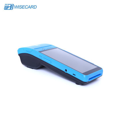 7.4V 5800mAh เครื่อง Pos แบบใช้มือถือ 16GB EMMC PCI 3.0 Bluetooth Pos Terminal