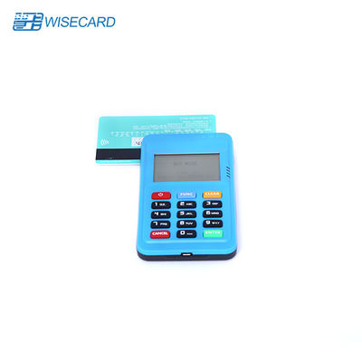 Wisecard PTS POS เทอร์มินัลการชำระเงิน Android EMV PBOC พร้อมเครื่องอ่านบัตร NFC
