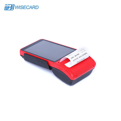4 PSAM 5800mAh ระบบชำระเงินมือถือ Pos EDGE GPRS ชำระเงินมือถือ POS