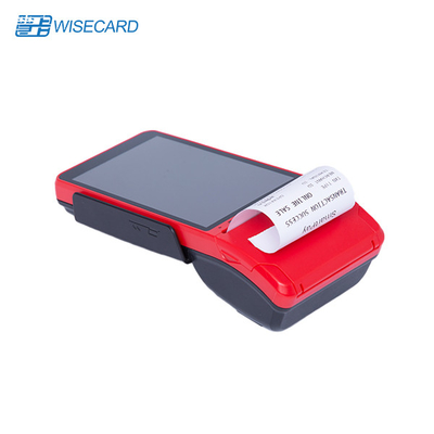UPTS 2.0 Pda Android POS ที่ทนทาน 4 PSAM พร้อมเครื่องสแกนบาร์โค้ด QR