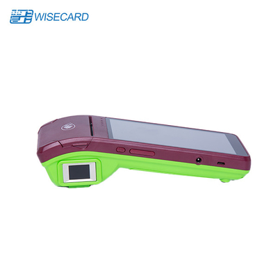 EDGE GPRS 1GB LPDDR3 เทอร์มินัล POS ไร้สาย Msr Rfid Handheld Pos Terminal