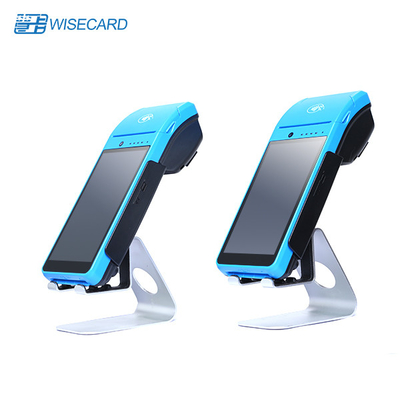 DC HSPA Wireless POS Terminal EDGE GPRS 4 PSAM พร้อมเครื่องสแกนบาร์โค้ด NFC