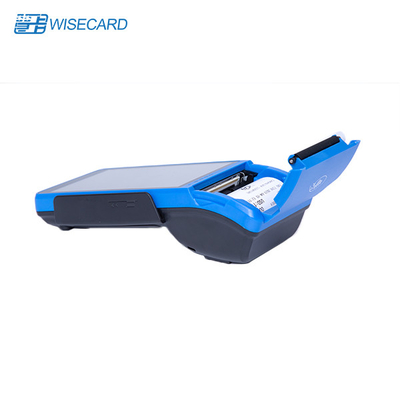 UMTS HSPA มือถือ Pos Terminal NFC PBOC UPTS 2.0 EMV พร้อมขั้วเครื่องพิมพ์