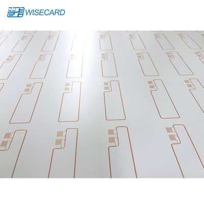 Wisecard LF / HF / UHF Chip RFID Prelam Inlay สำหรับ EMV Smart Card