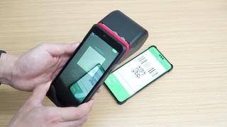 เครื่อง POS Wisecard T80N สาธิตการดำเนินการชำระเงินที่ปลอดภัย